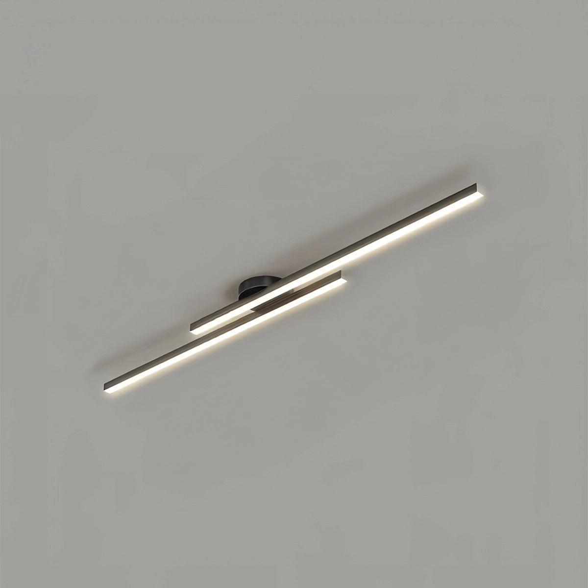 Antizer Simple Linear Ceiling Light for Living Room B-Black