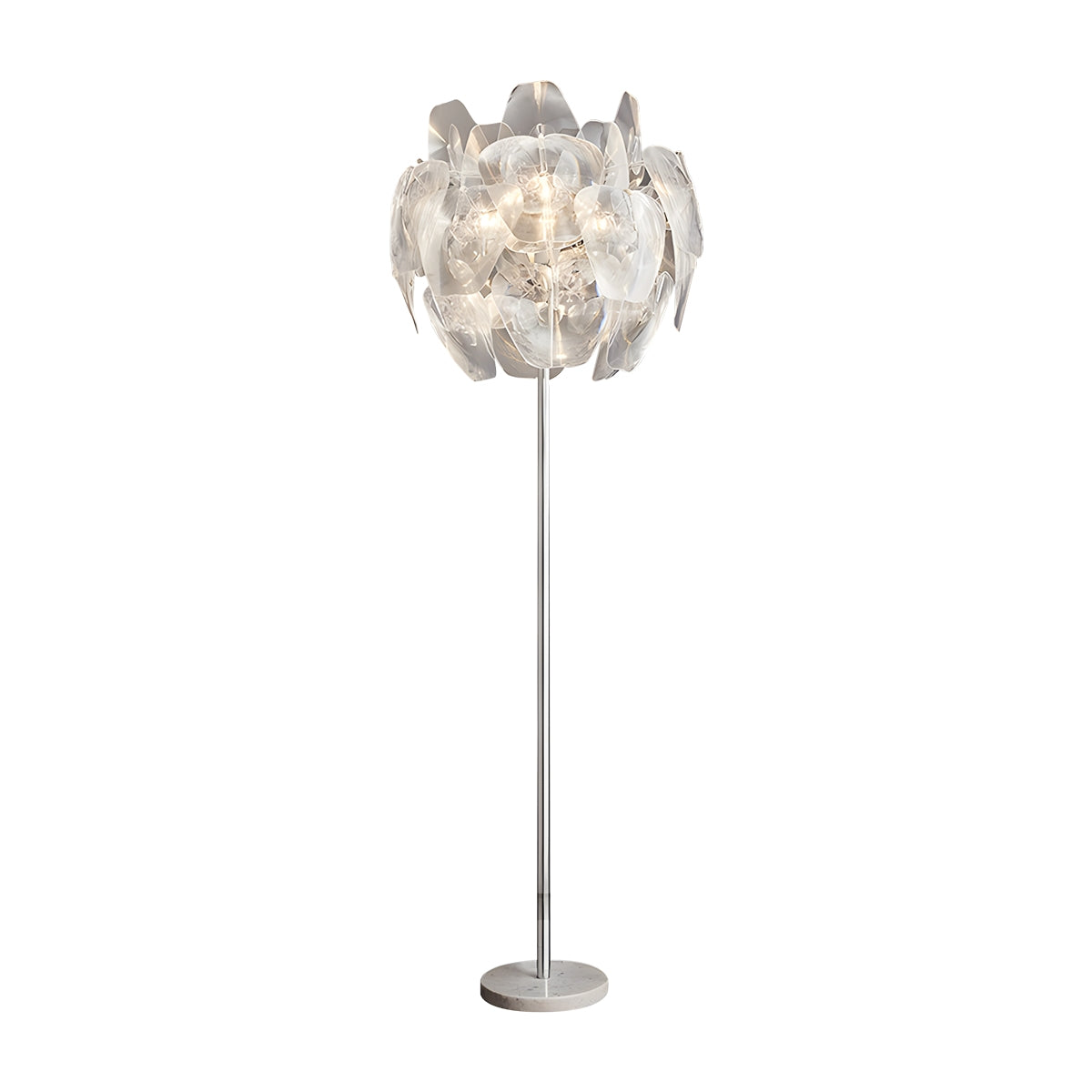 Antizer Italian Luxury Pinecone Floor Lamp Chrome Style B