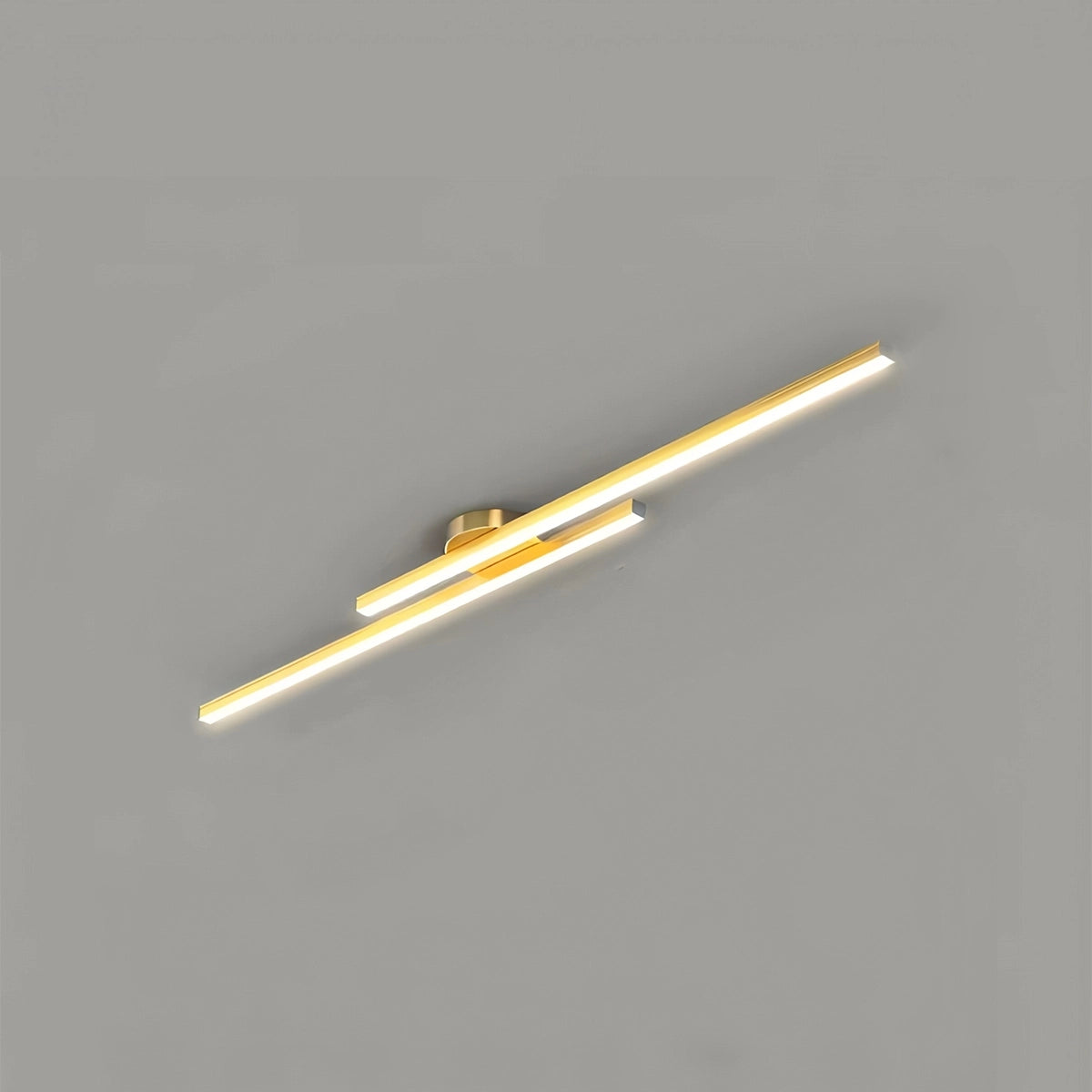 Antizer Simple Linear Ceiling Light for Living Room B-Gold