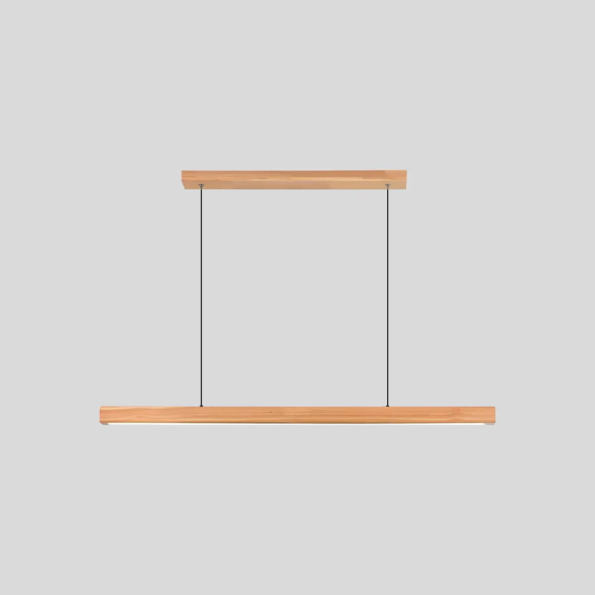 Antizer Fulbert Linear Wooden Pendant Light for Kitchen B-Pine