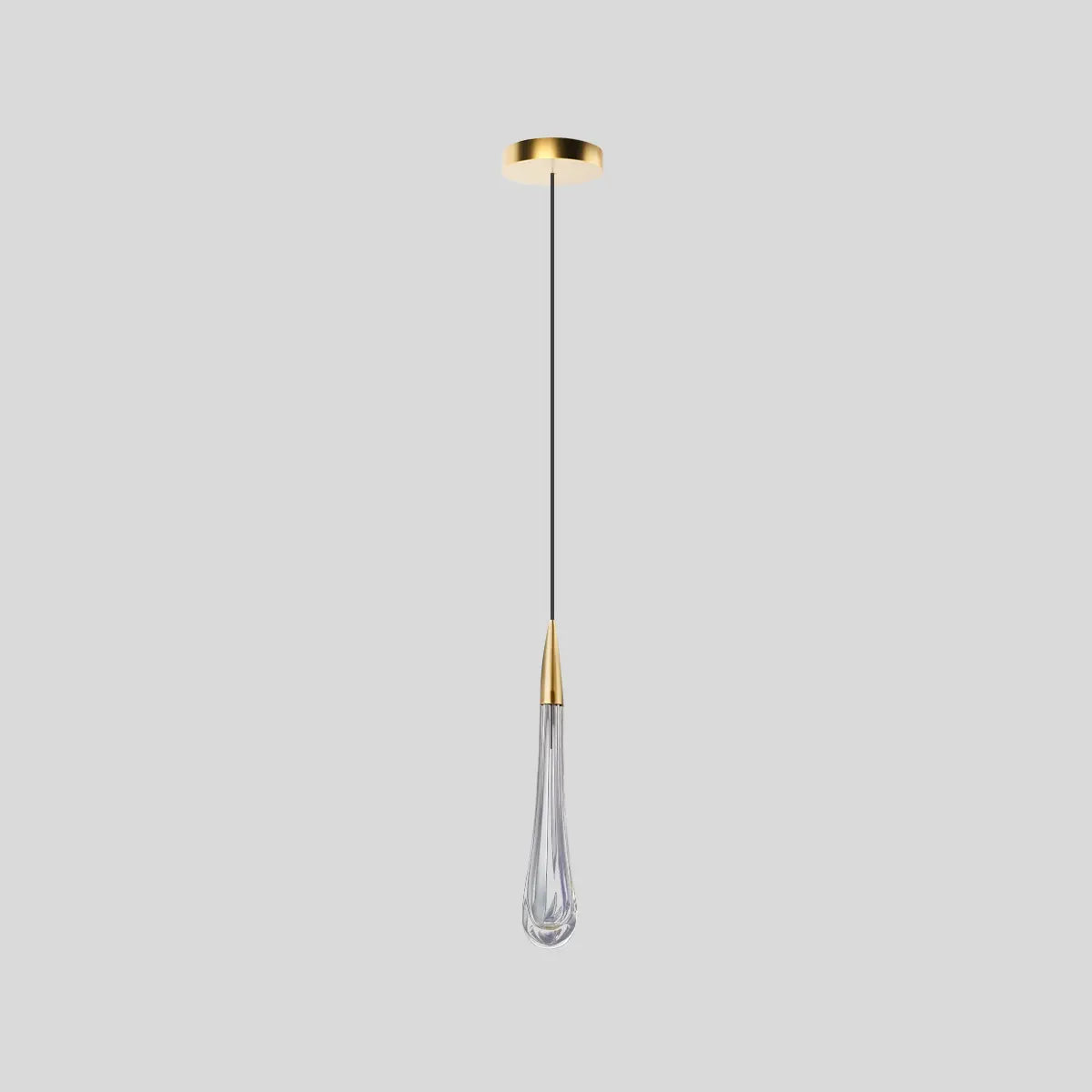 Antizer Chryseos Crystal Pendant Light for Living Room B- Round Base