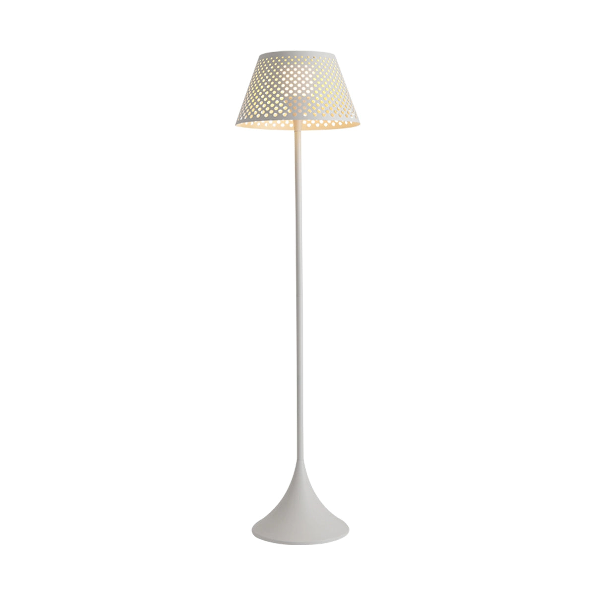 Antizer Vine Woven Floor Lamp for Outdoor White