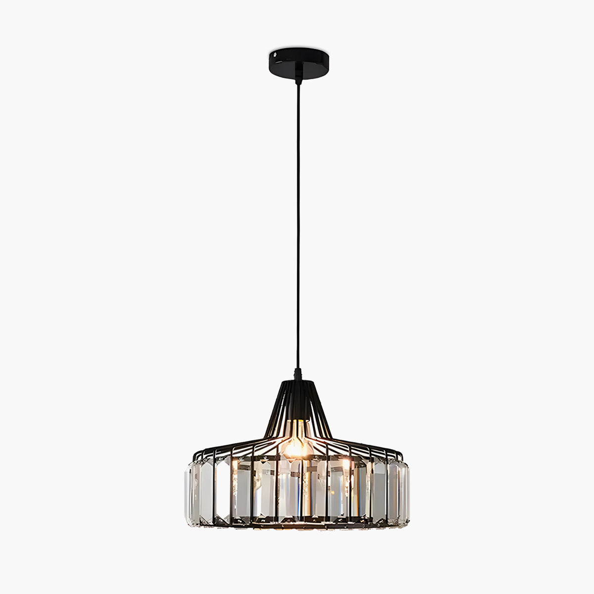 Antizer Modern Iron Art Glass Pendant Lamp for Kitchen