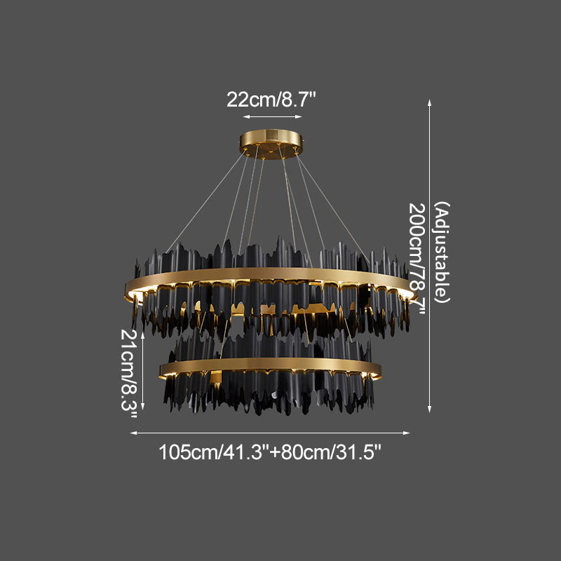 Antizer Modern Creative Round Chandelier