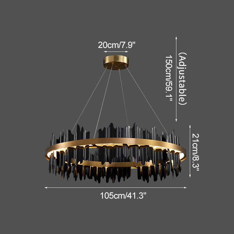 Antizer Modern Creative Round Chandelier
