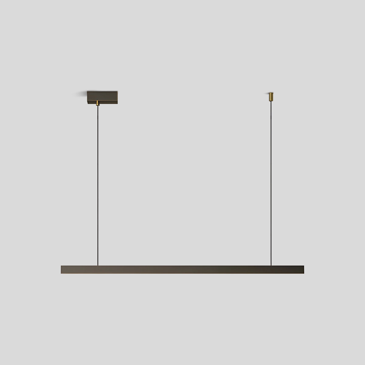 Antizer All Copper Minimalist Chandelier for Dining & Living Rooms Copper Black Trichromatic Dimming