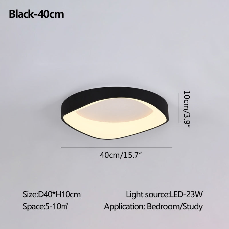 Antizer Nordic Acrylic Circle Ceiling Light for Bedroom