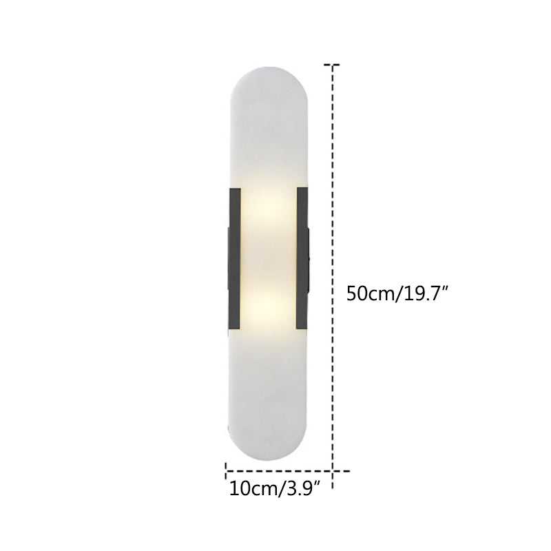 Antizer Luxury Spanish Alabaster Wall Sconce for Living Room