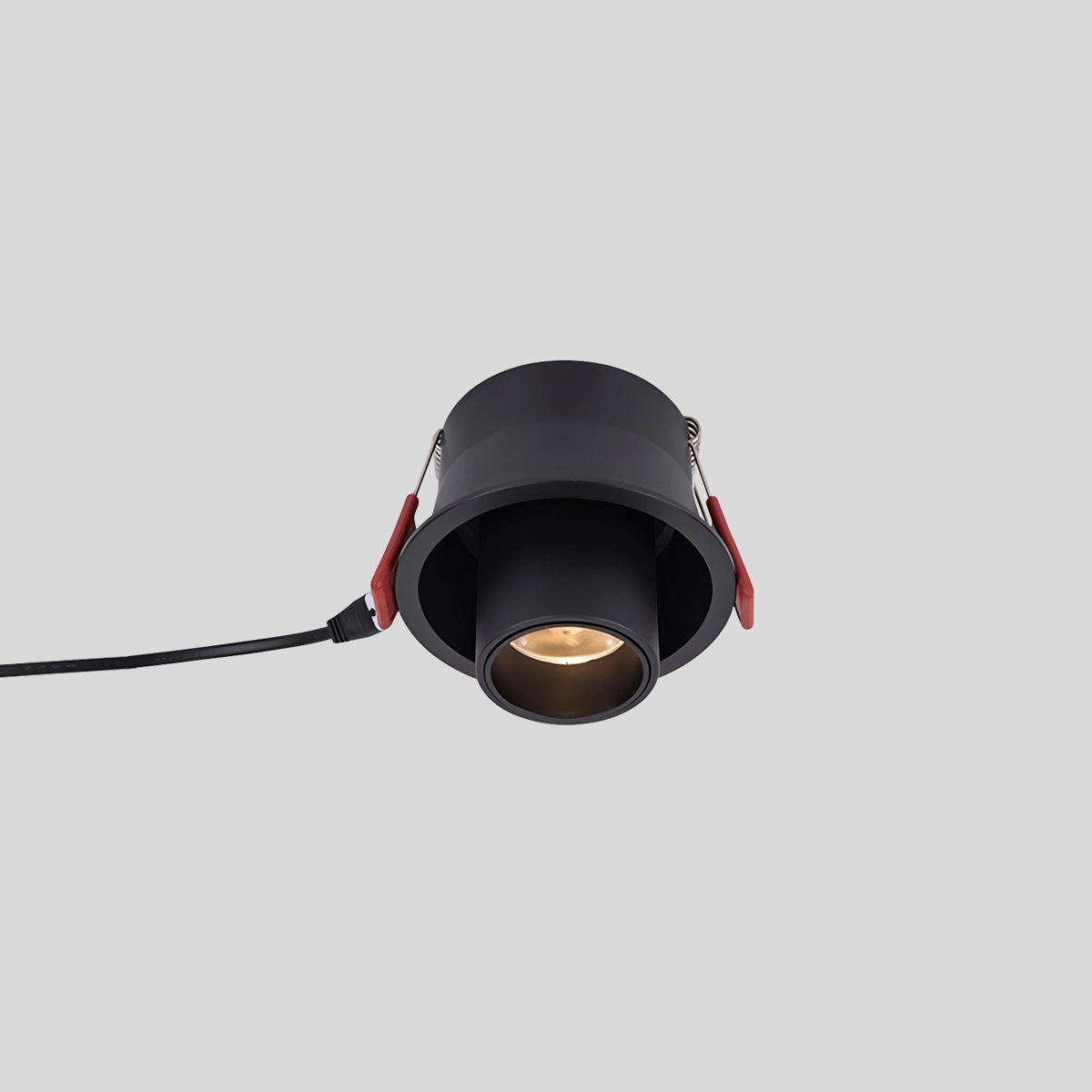 Antizer Modern Embedded Long Tube Ceiling Spotlight Black Small