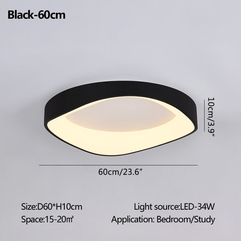 Antizer Nordic Acrylic Circle Ceiling Light for Bedroom