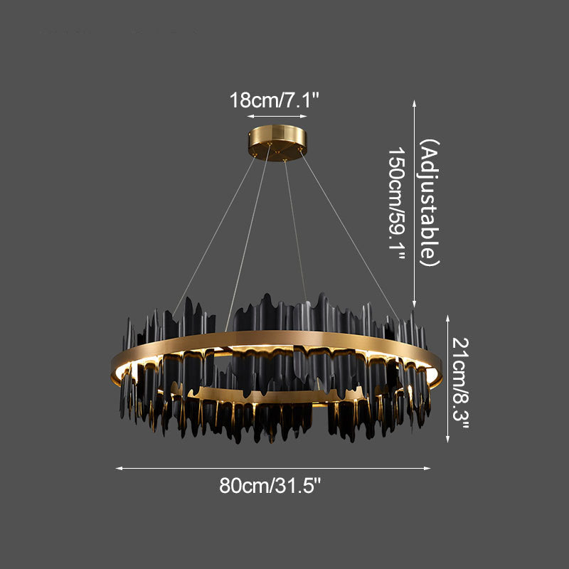 Antizer Modern Creative Round Chandelier