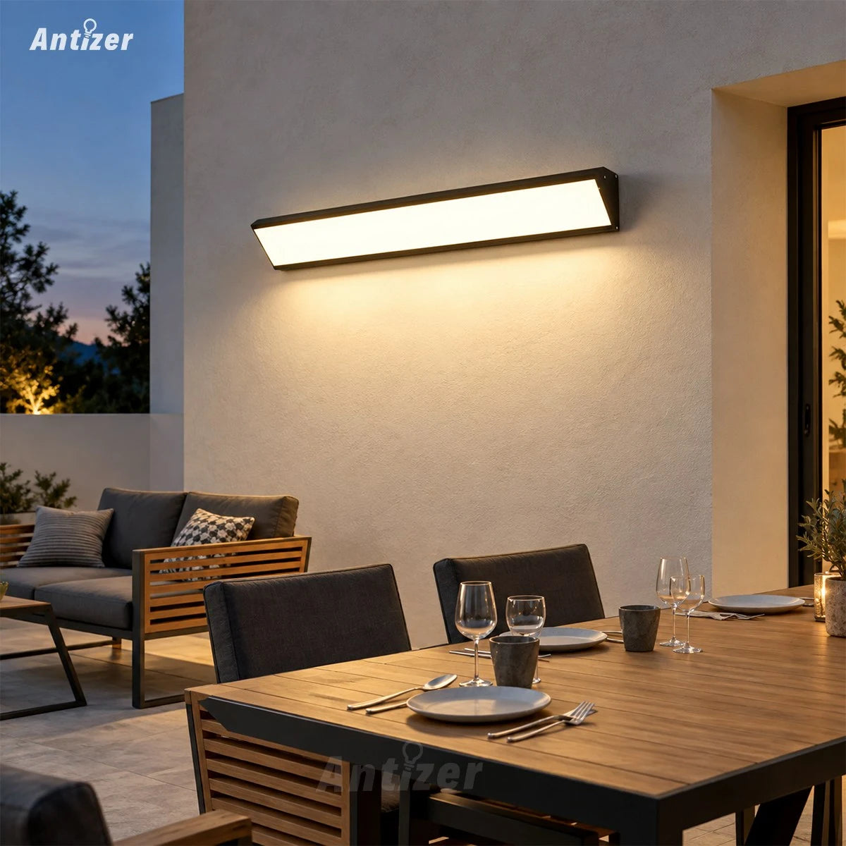 Antizer Waterproof Outdoor Wall Lamp