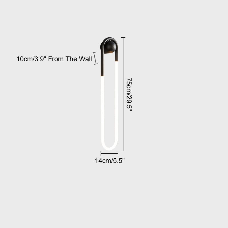 Antizer Oval Brass Wall Sconce for Living Room