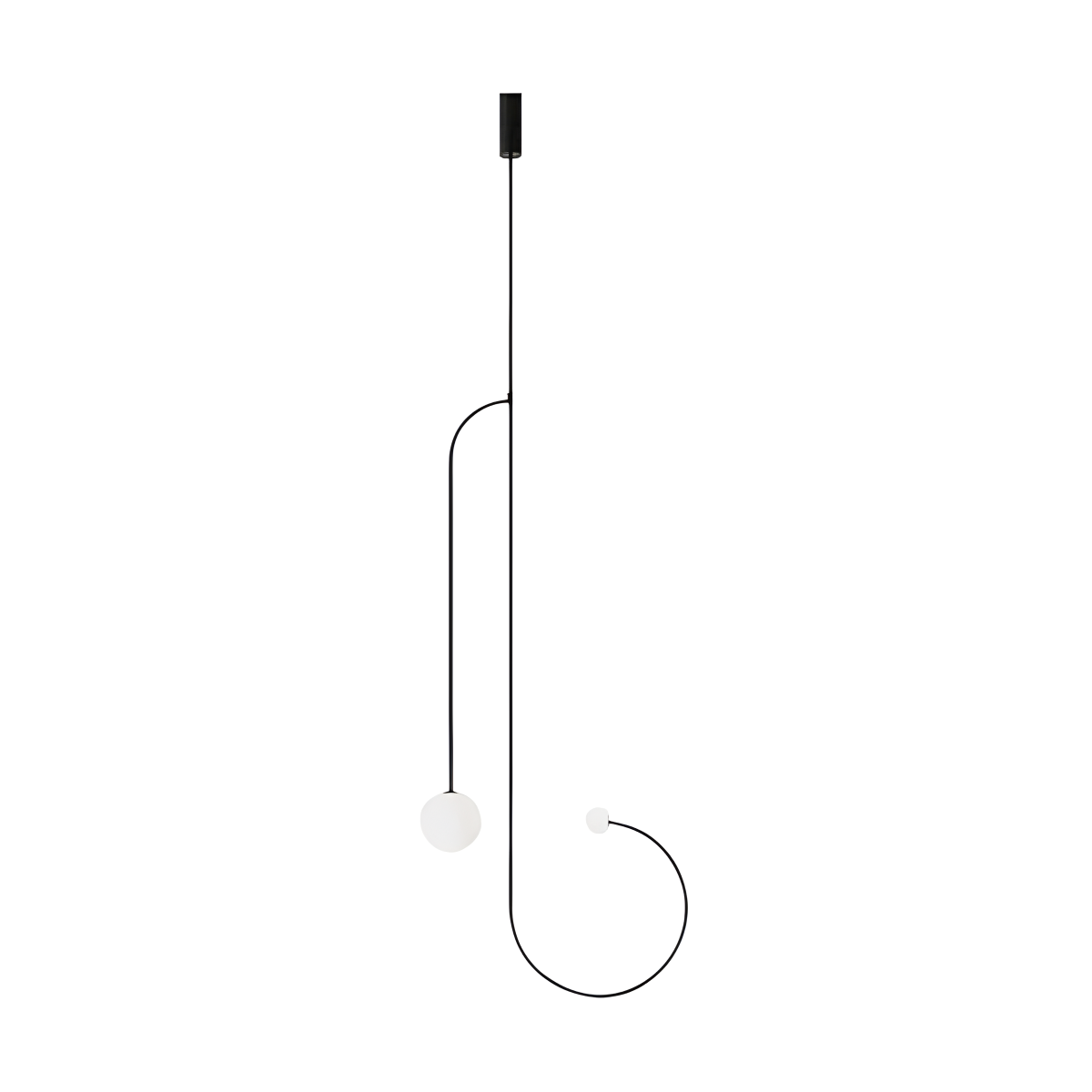 Antizer Minimalist Linear Metal Chandelier Black Mobile 11