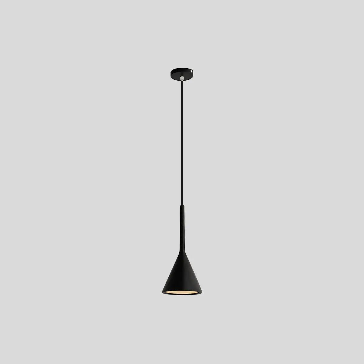 modern cone pendant light