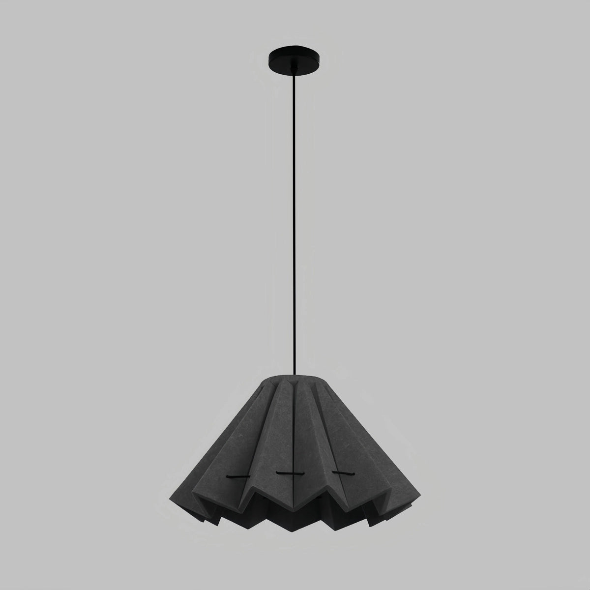 Antizer Morning Glory Acoustic Pendant Light Black Dia 53cm x H 33cm / ∅ 20.87" x H 12.99"
