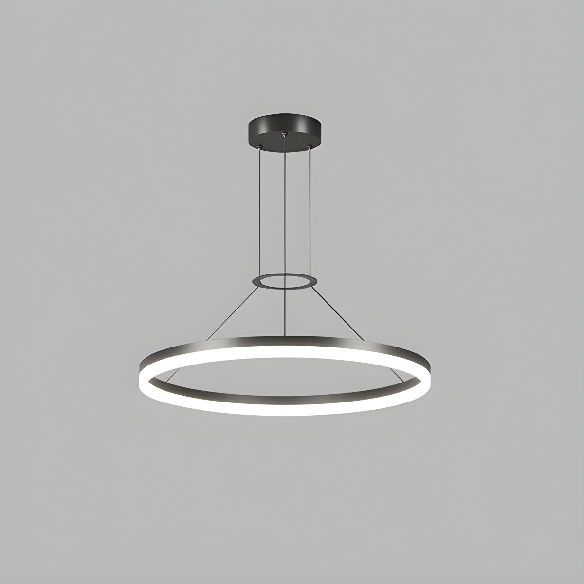 round led pendant light