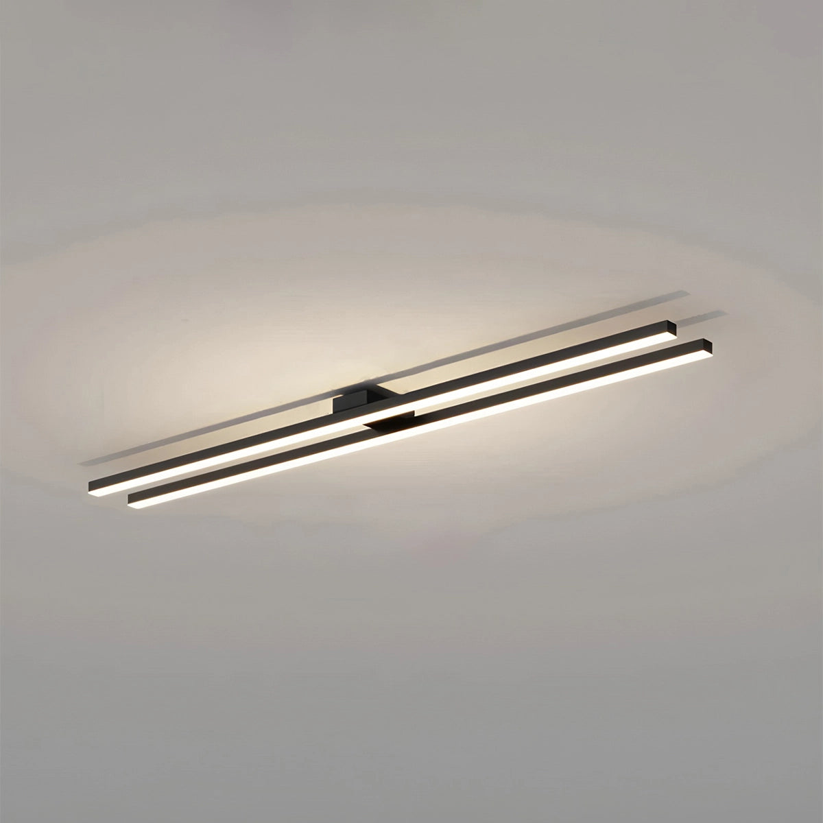 Antizer Dimmable Linear Ceiling Light for Kitchen Black