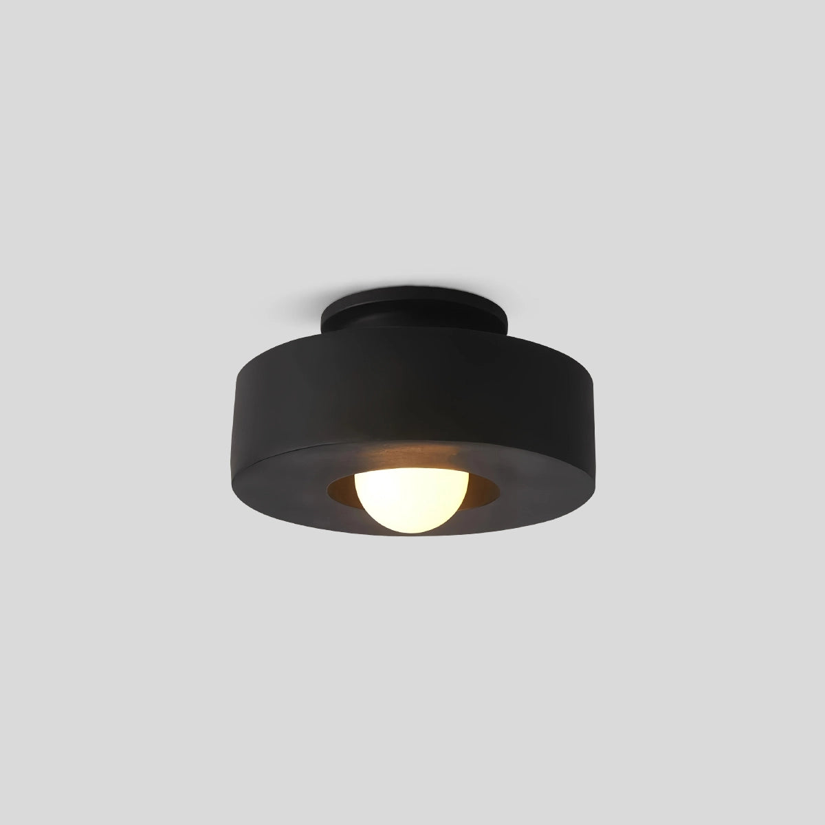 Antizer Wabi Sabi Simon Ceiling Lamp for Hallway Black Warm Light