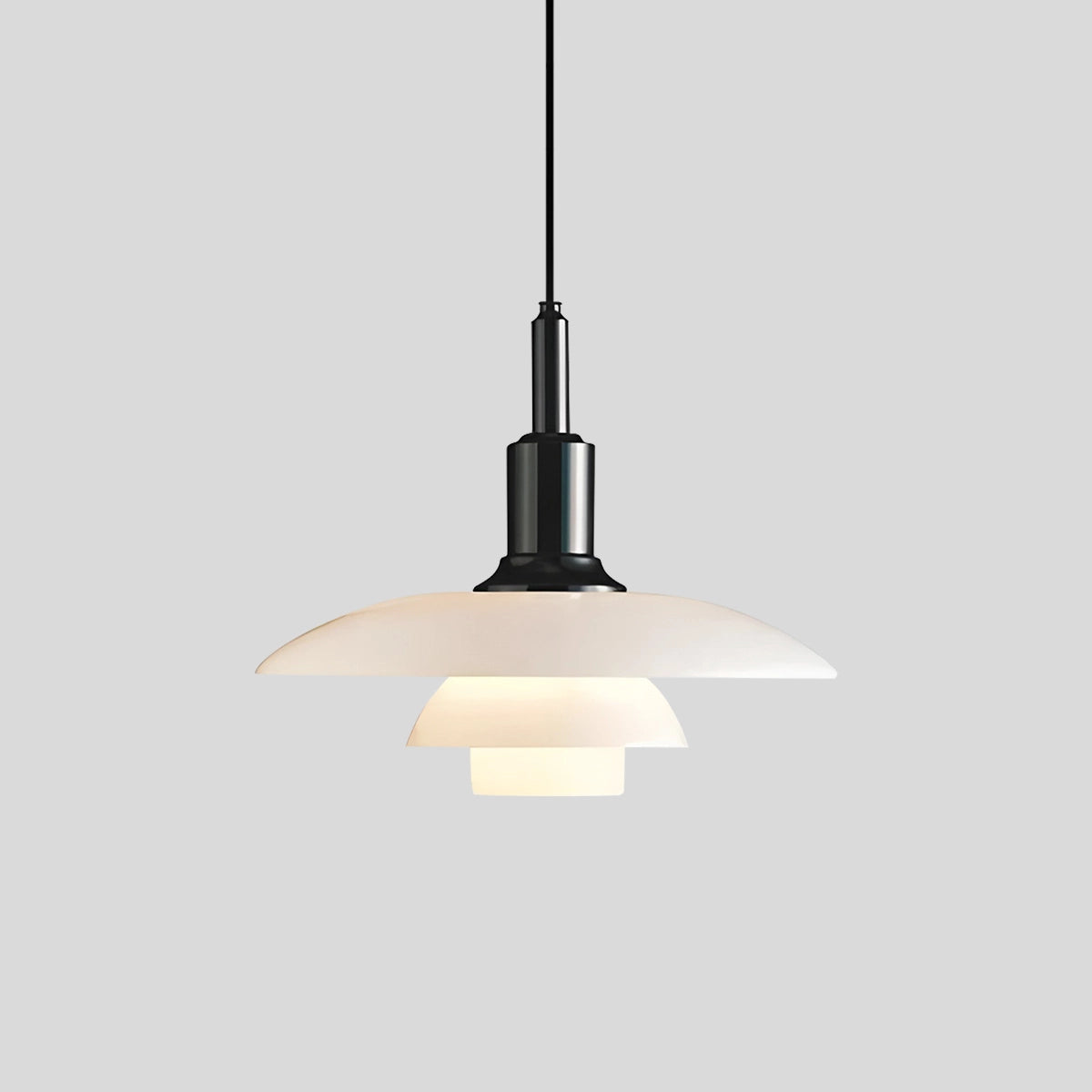 modern glass pendant light