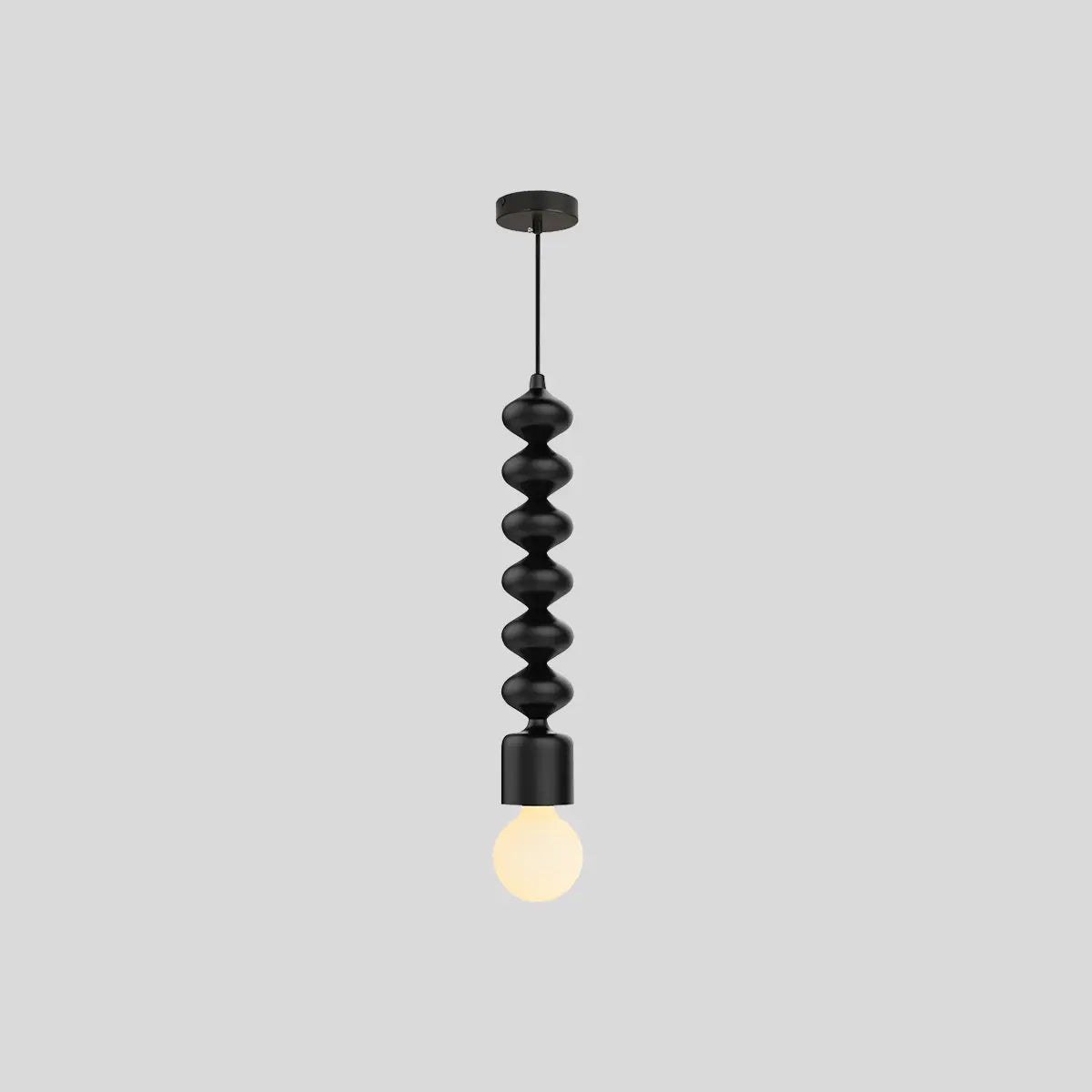 Antizer Bauhaus Bead Bedside Pendant Light Black