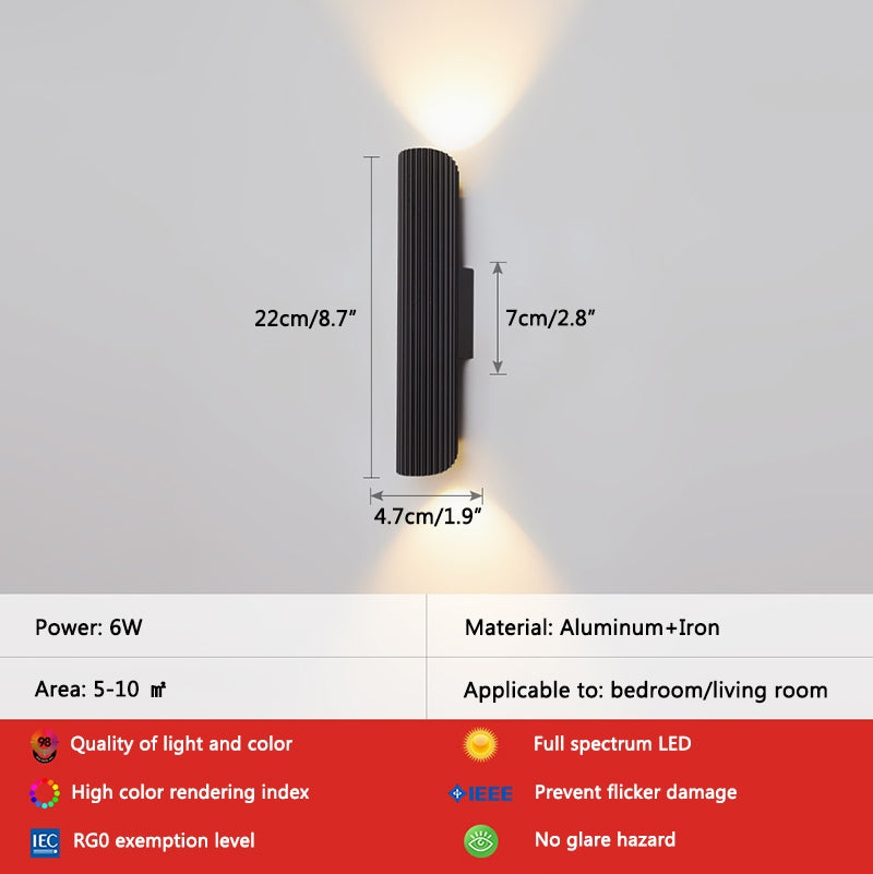 Antizer Roman Column Wall Lamp for Living Room
