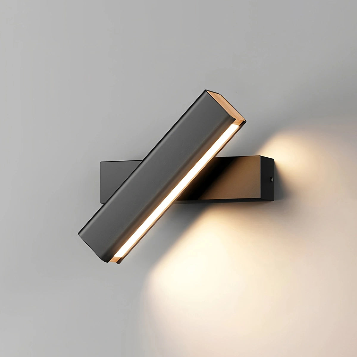 Antizer Adjustable Bar Wall Sconce for Bedroom Black