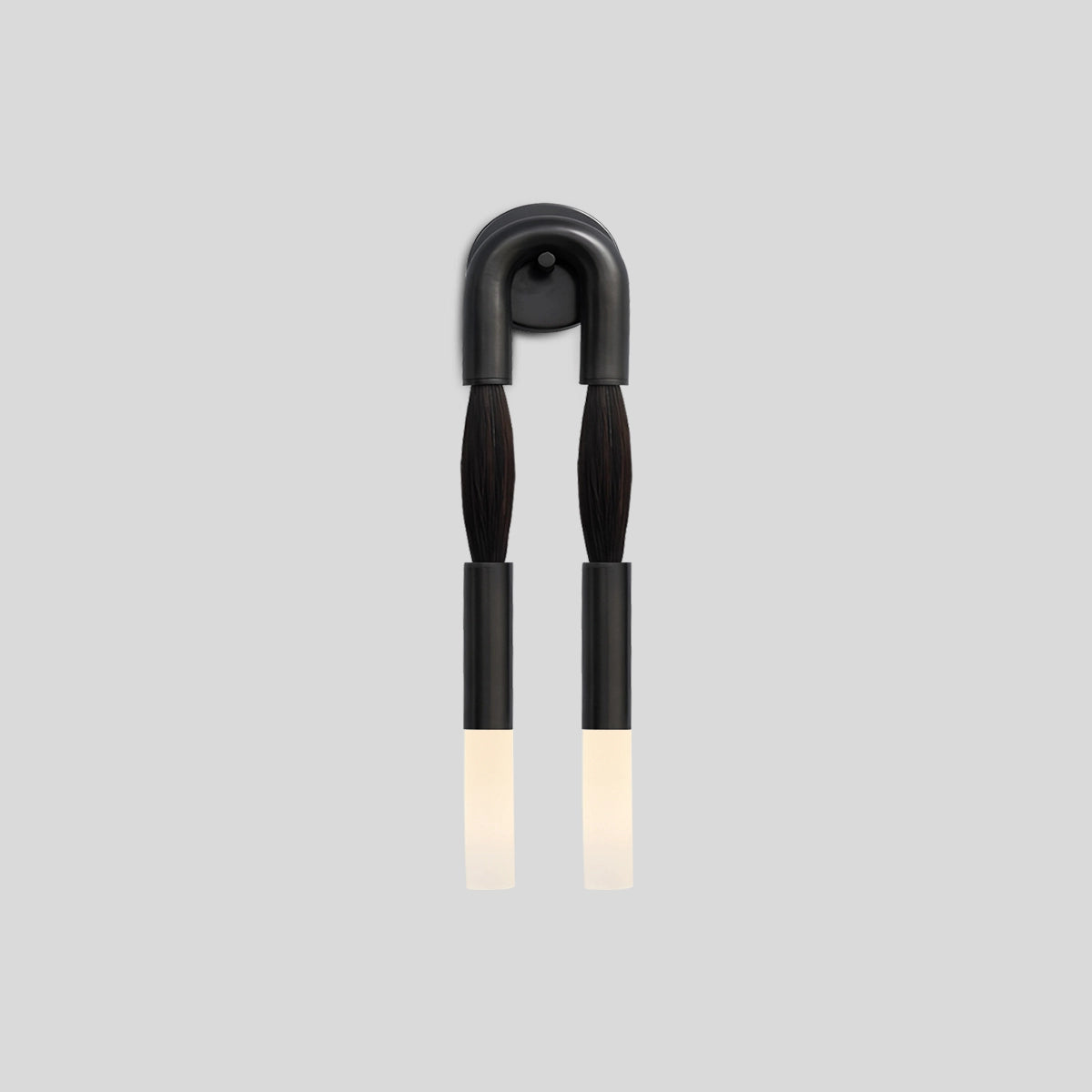Antizer Horsehair U-Shaped Wall Lamp Black Warm Light