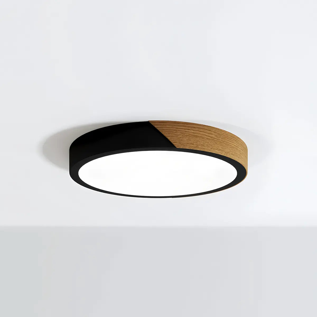 black wood ceiling light 