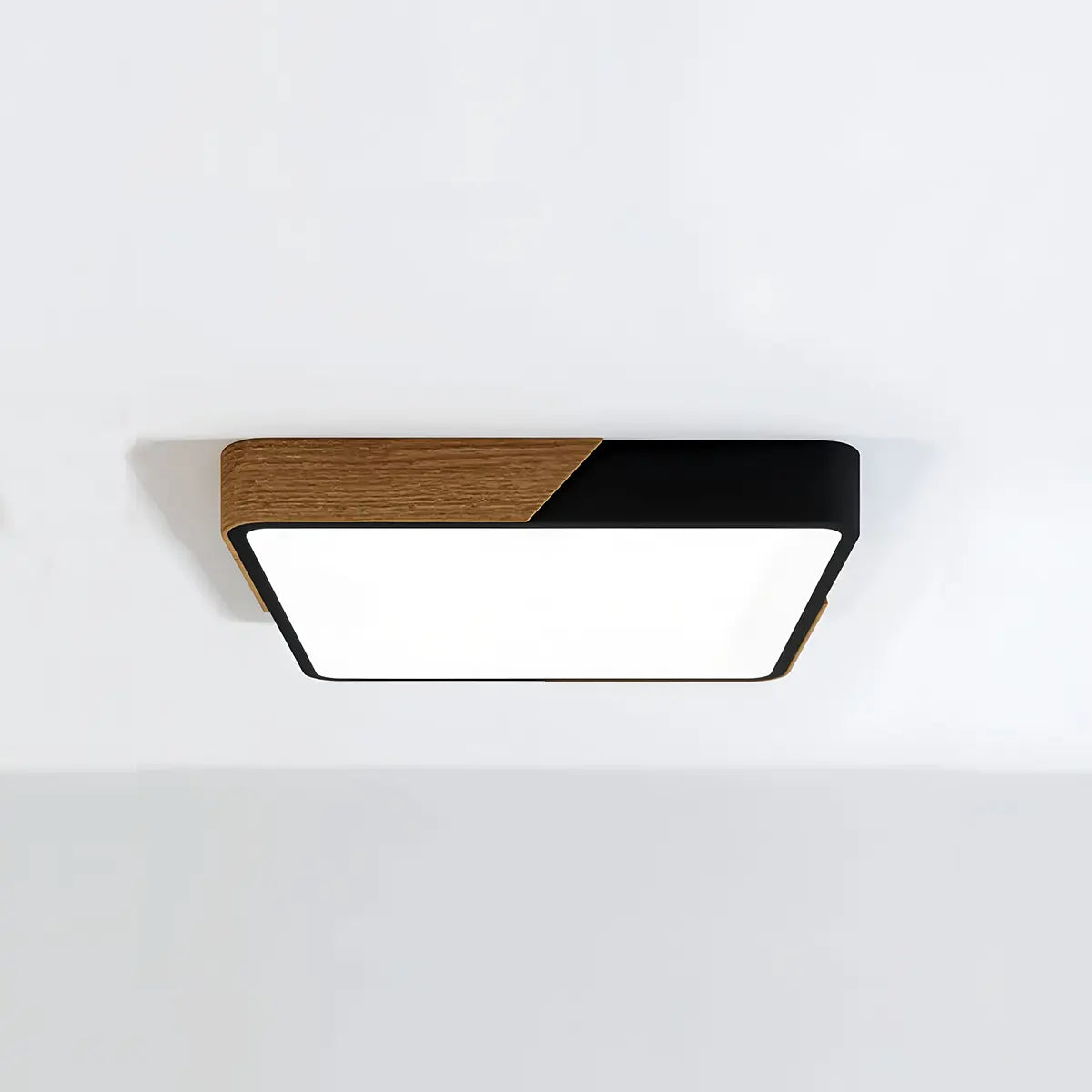 natural wood ceiling light
