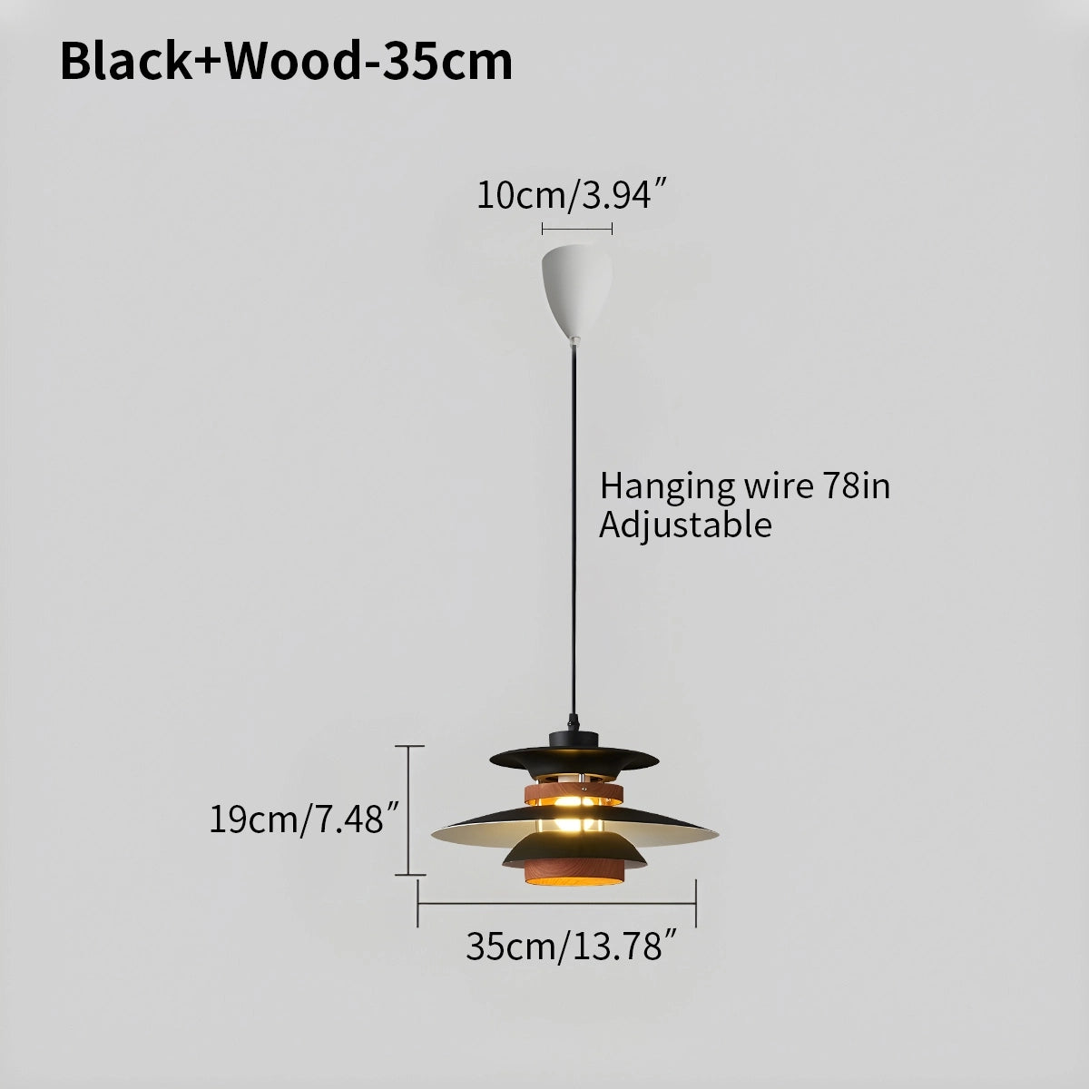 nordic layered pendant light