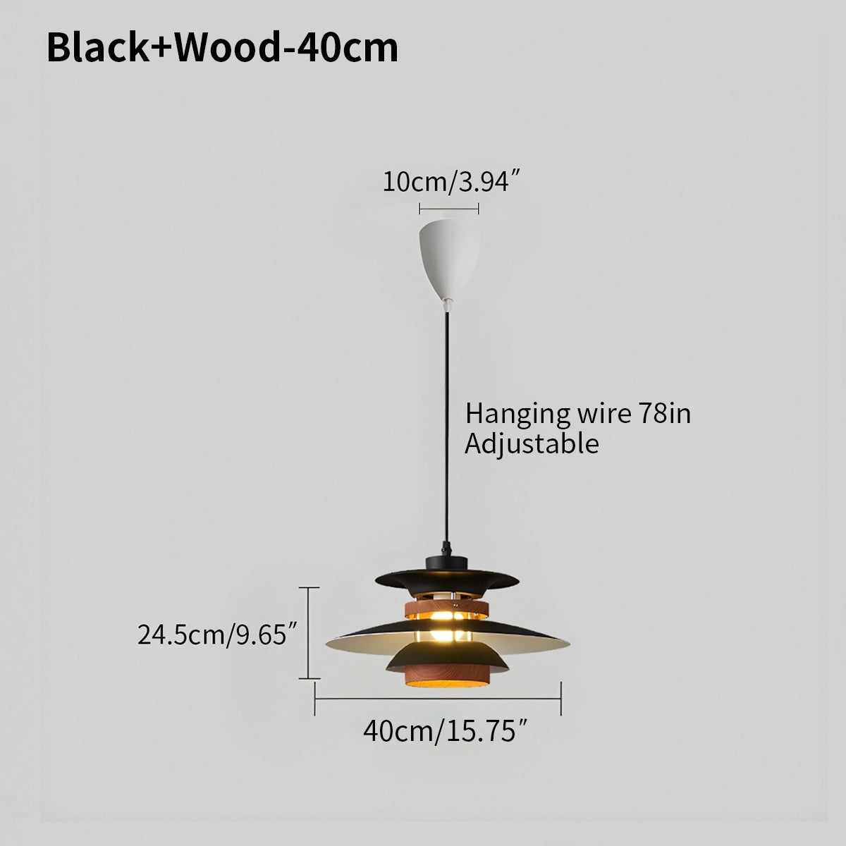 nordic layered pendant light