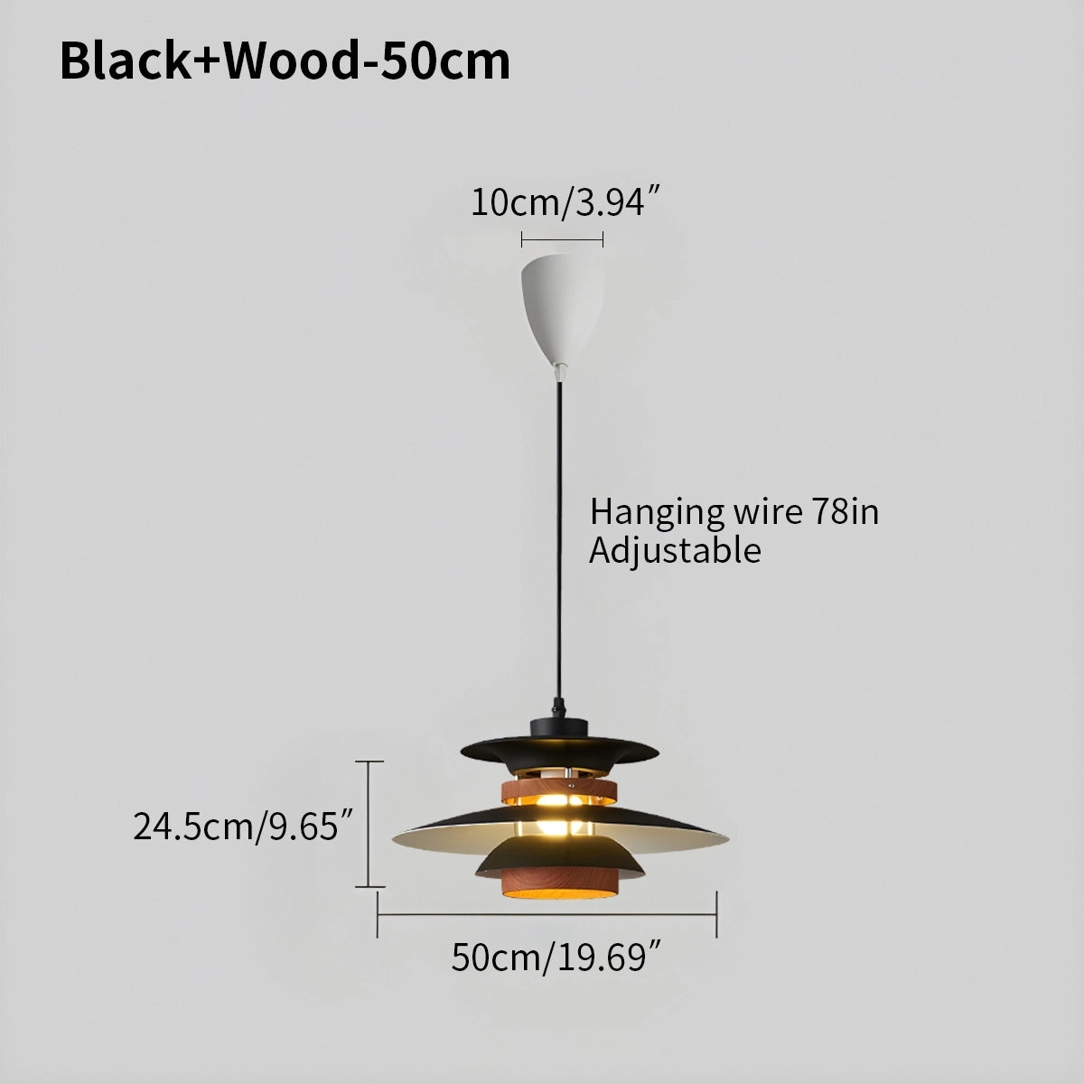 nordic layered pendant light