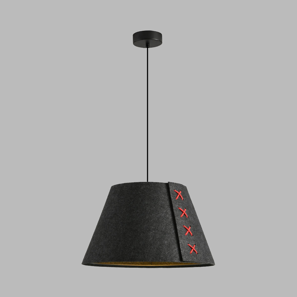 Antizer Modern Sound Absorbing Felt Pendant Light Black