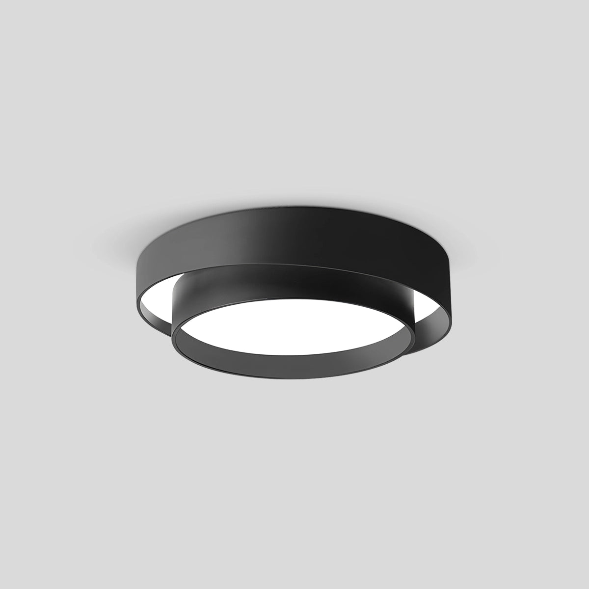 Antizer Melody Circular Ceiling Lamp for Bedroom Black