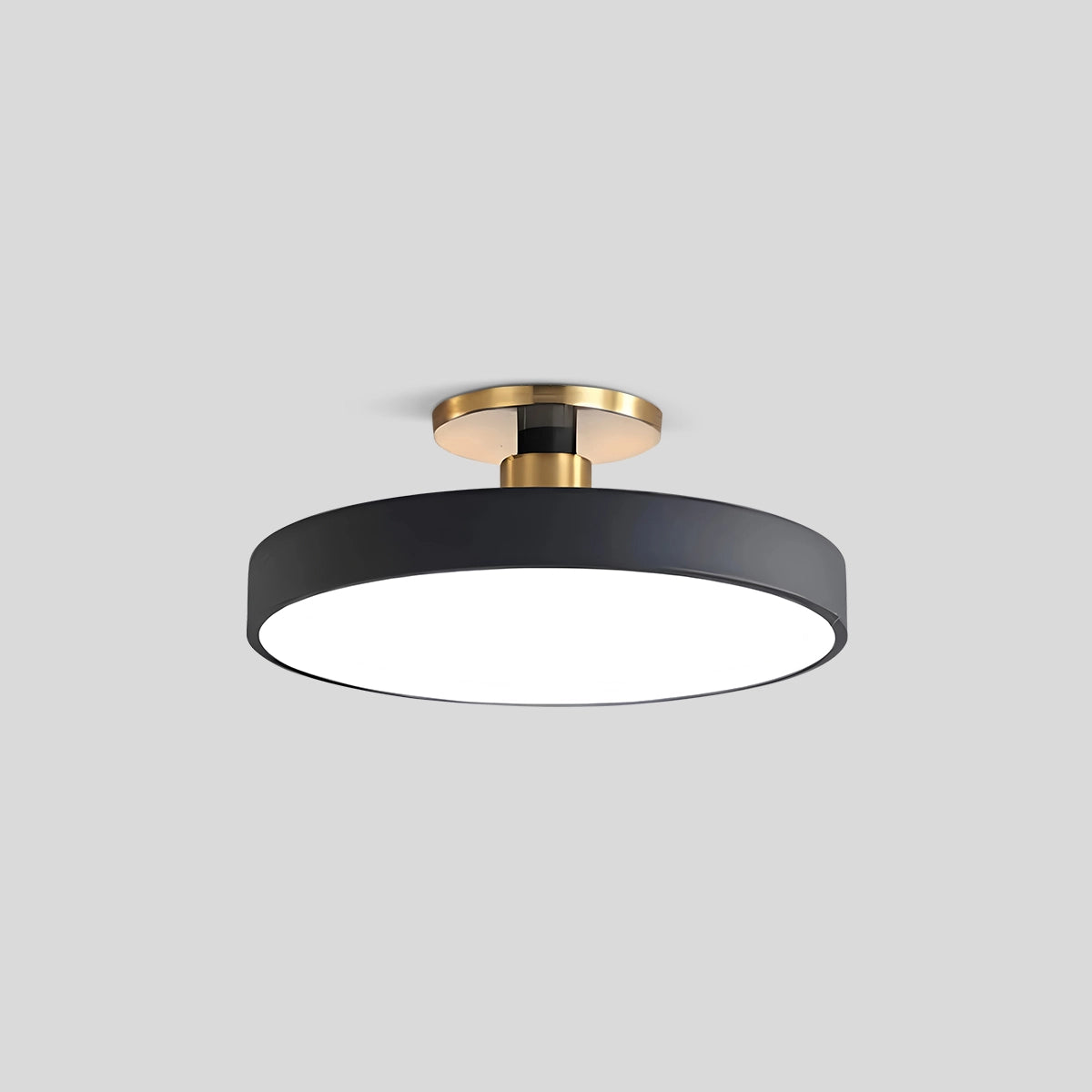 Antizer Isla Flush Mount Ceiling Lamp for Bedroom Black