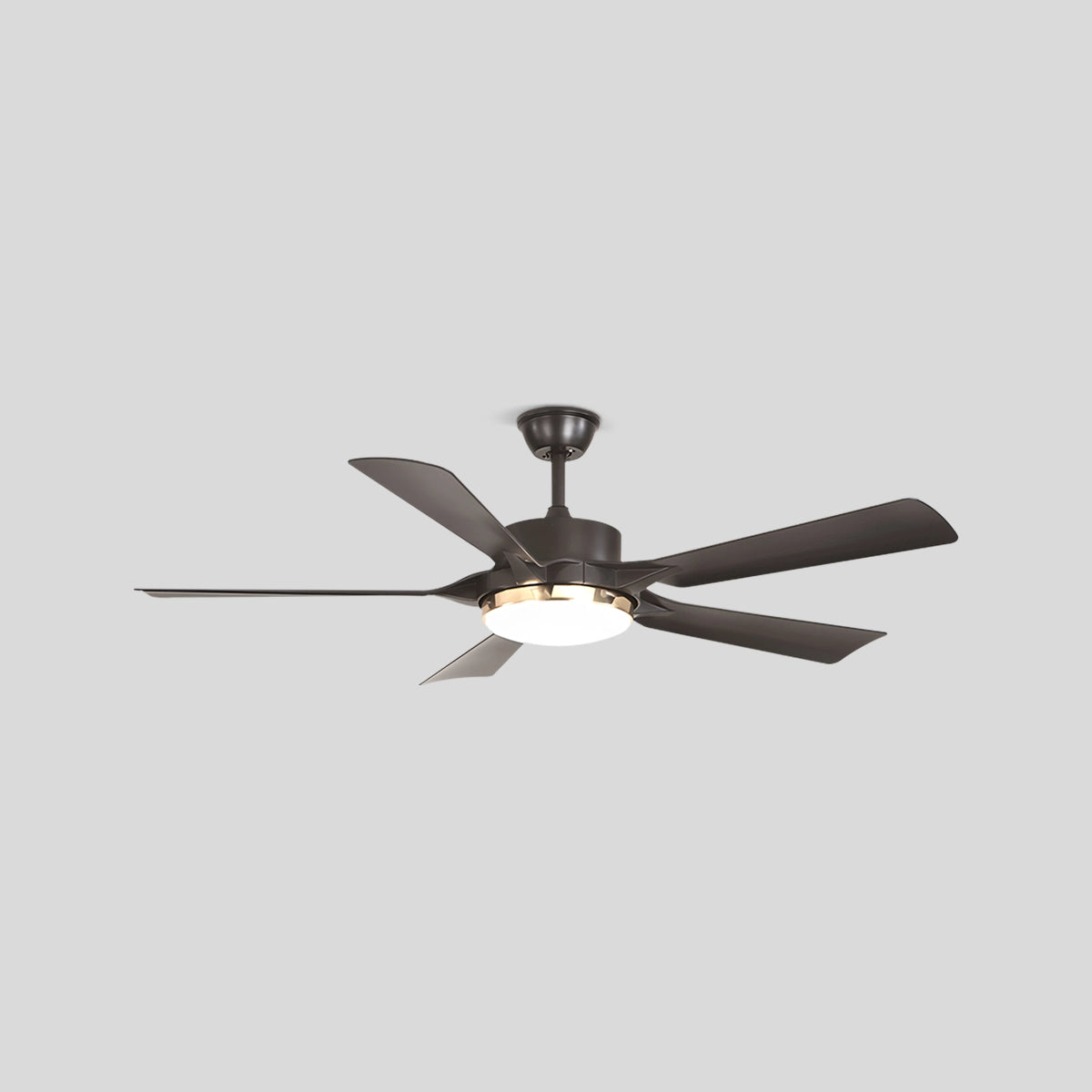 Antizer Dimmable Ceiling Fan with Light & Remote Control Black