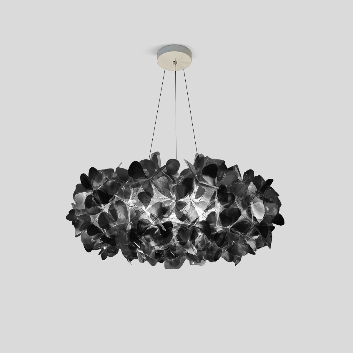 flower chandelier diy