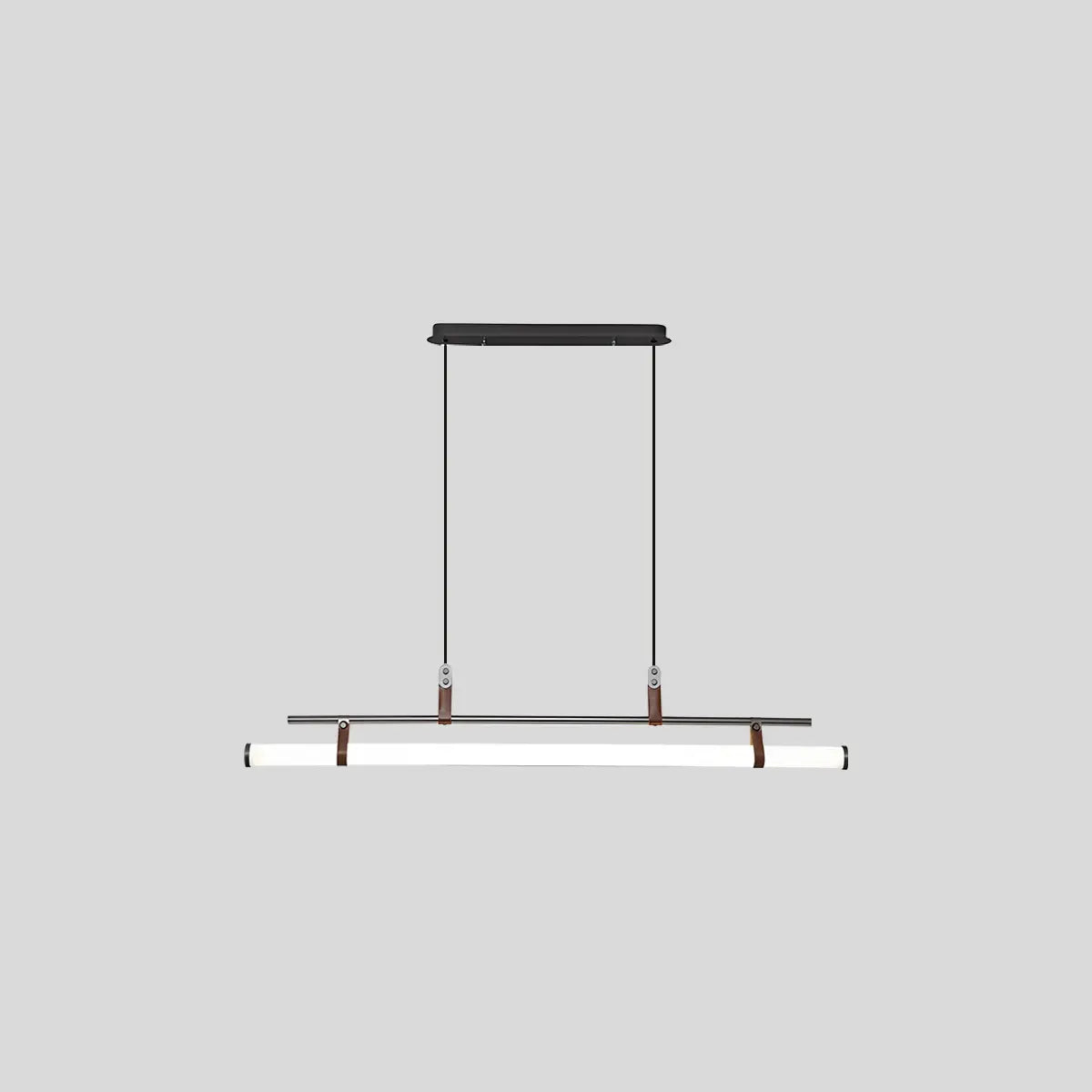 Antizer Solin Linear LED Pendant Light for Dining Area Black