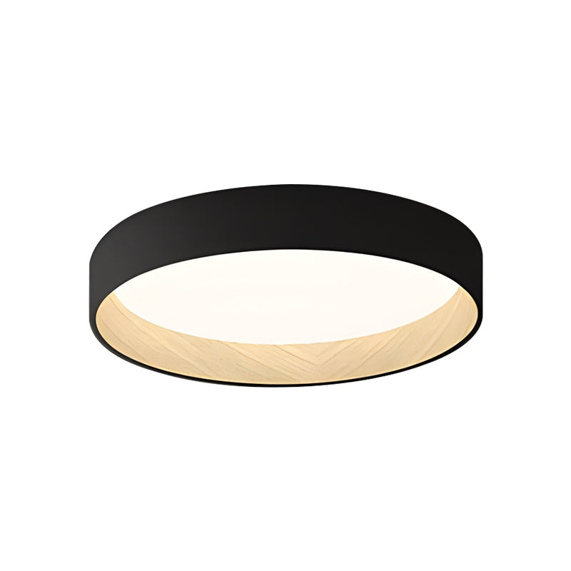 Antizer Quinn Modern Round Ceiling Light Black