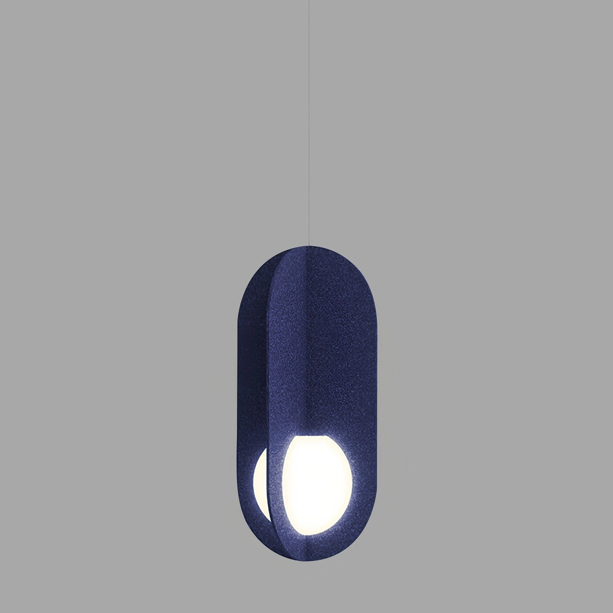Antizer Carambola Acoustic Pendant Light for Dining Area Blue Dia 23cm x H 50cm / ∅ 9.06" x H 19.69"
