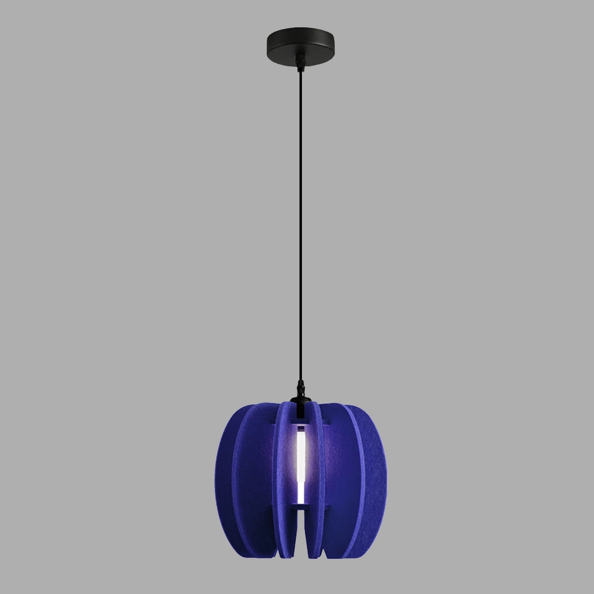Antizer Circular Arc Piece Acoustic Pendant Light Blue