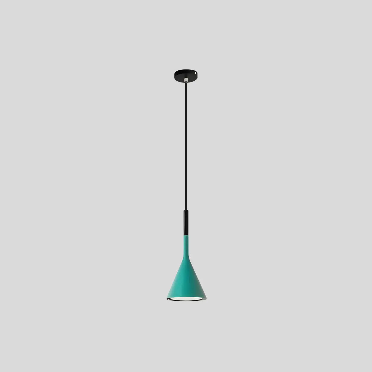 modern cone pendant light