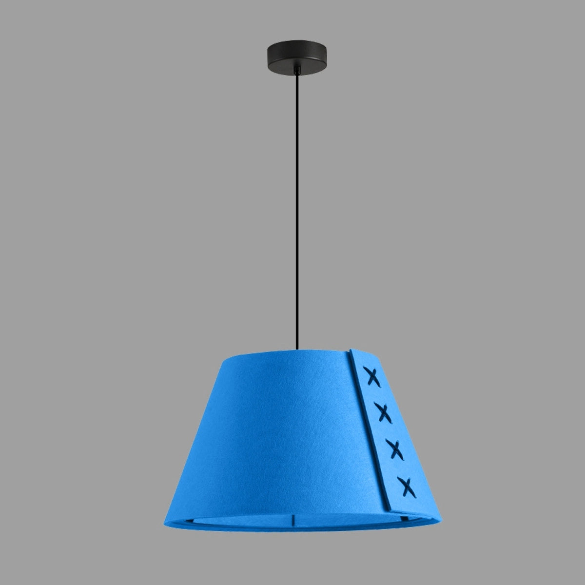 Antizer Modern Sound Absorbing Felt Pendant Light Blue