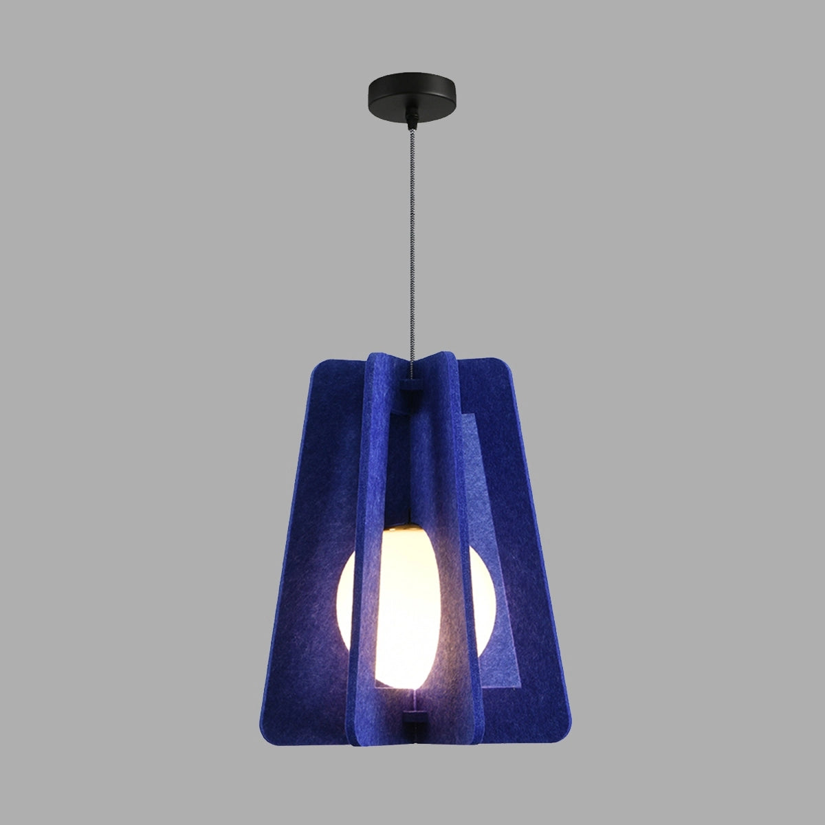 Antizer Square Pavilion Acoustic Pendant Light Blue