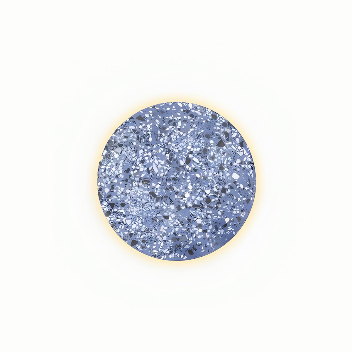 Antizer Nordic Light Luxury Round Disc Wall Sconce Blue