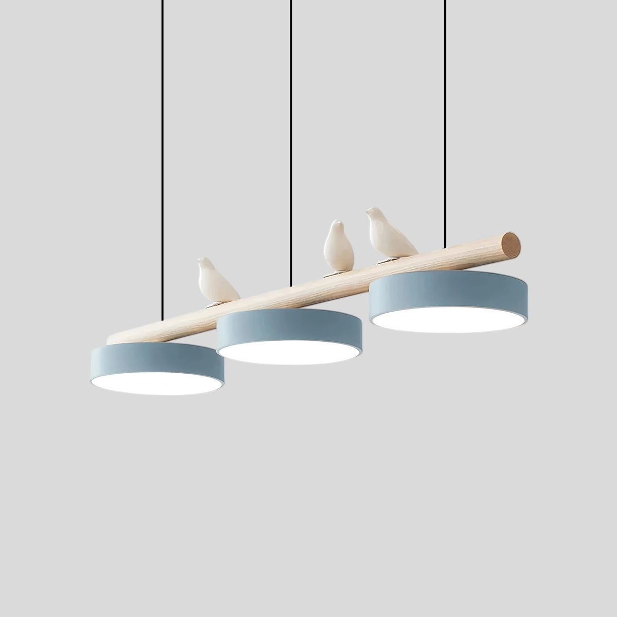 Antizer Sienna Bird Pendant Lamp for Dining Room Blue