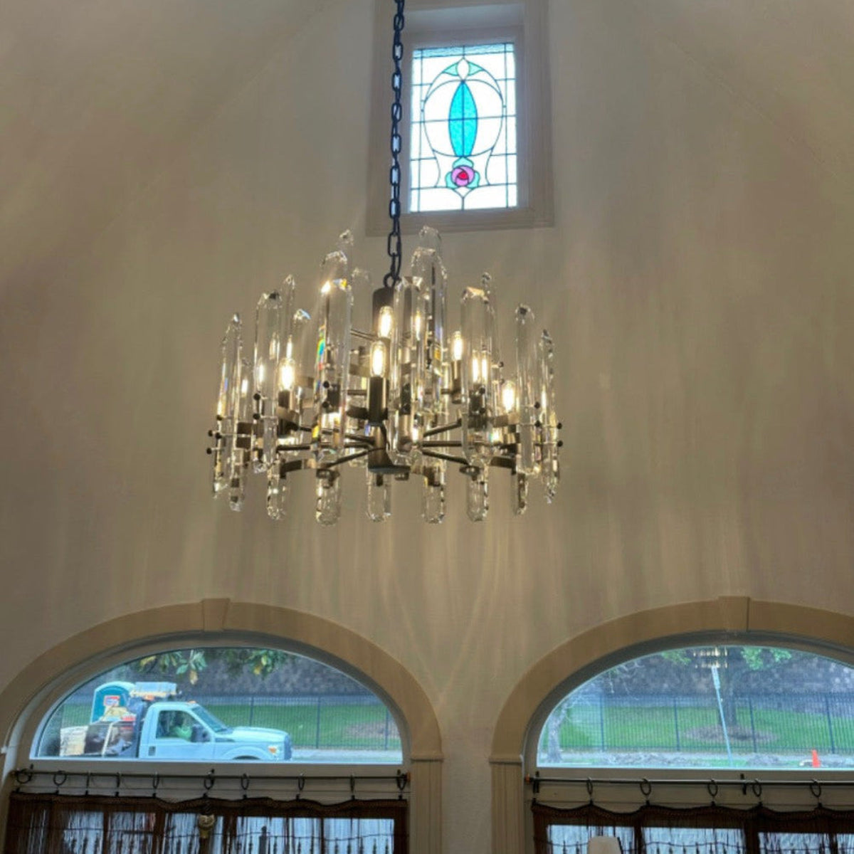 Antizer Bonnington Crystal Round Chandelier