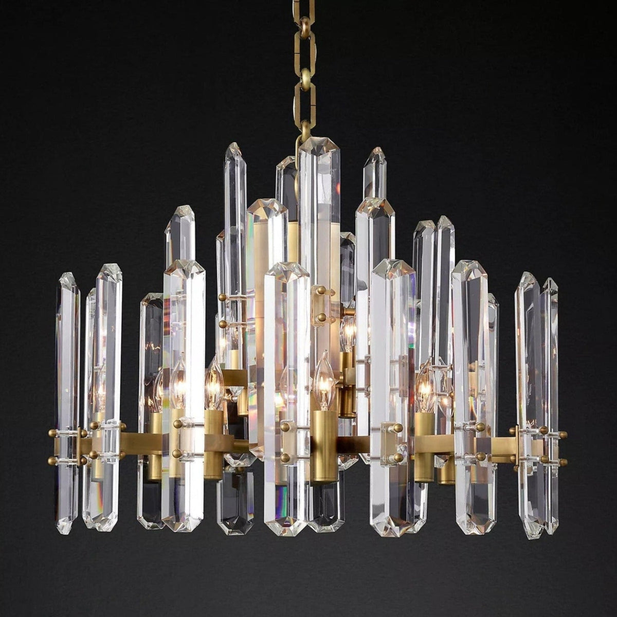 Antizer Bonnington Crystal Round Chandelier