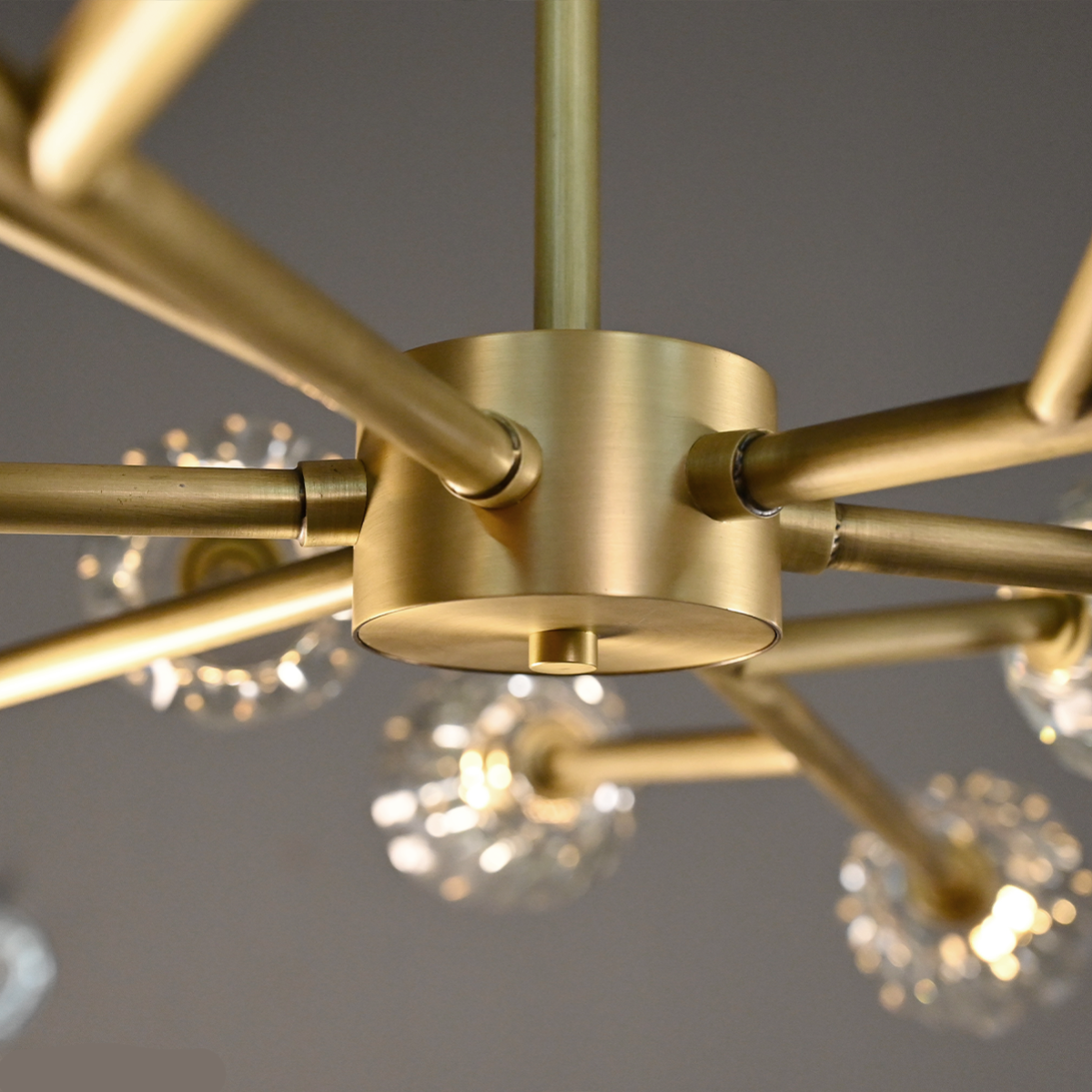 Antizer Boule Crystal Ball Round Chandelier
